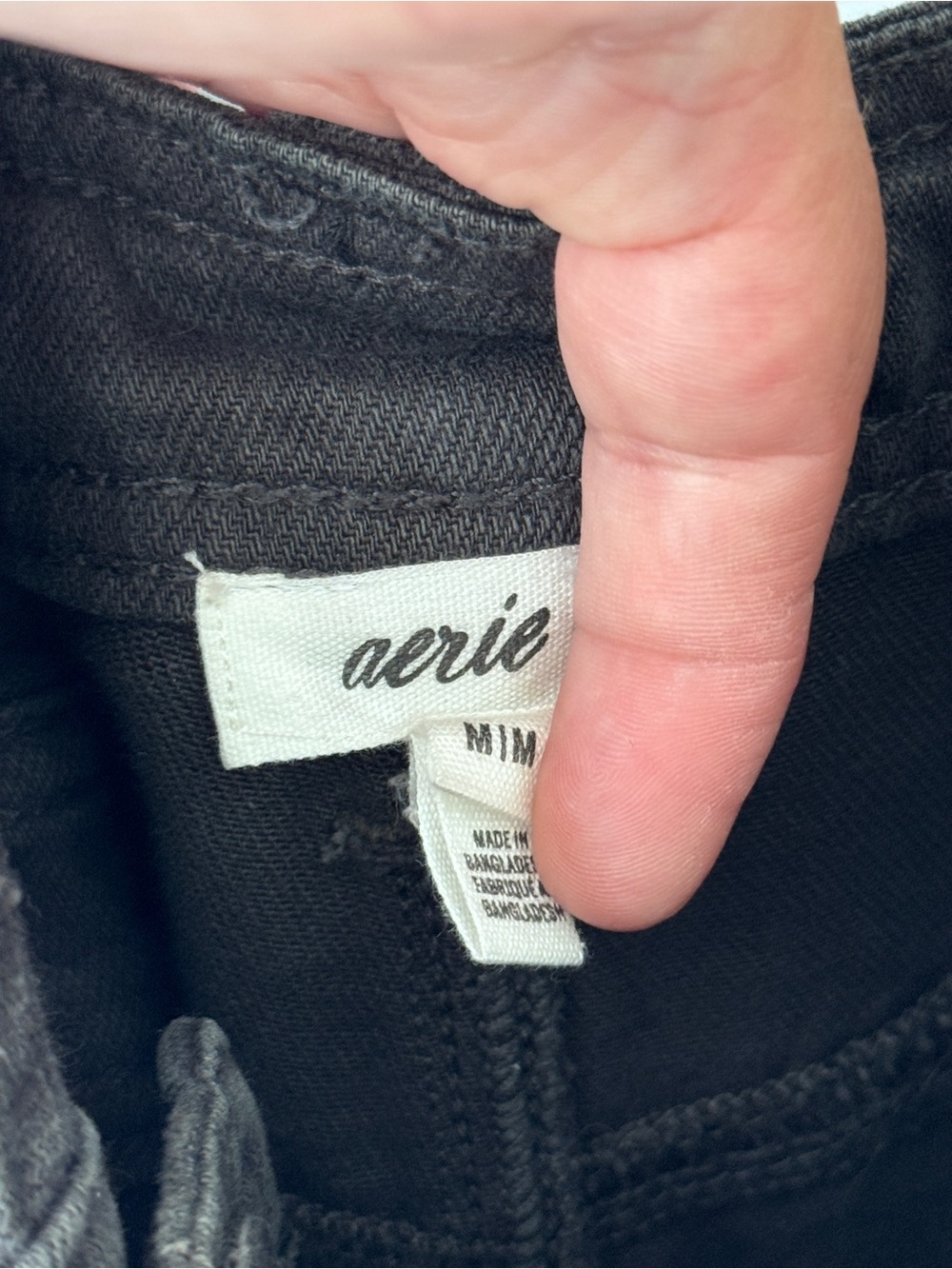 Aerie Charcoal Gray Denim Overalls 100% Cotton Medium - Picture 2 of 10
